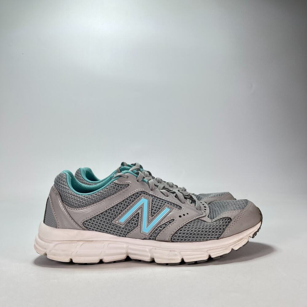 New Balance 460v2 Gray Teal Low Top Lace Up Athletic Running Shoes Womens Sz 8.5